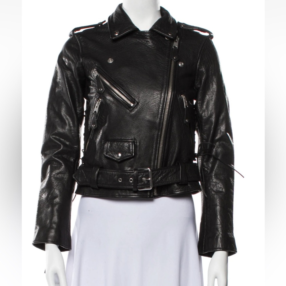 Vintage AllSaints leather biker jacket